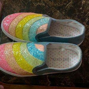 Rainbow toddler flats